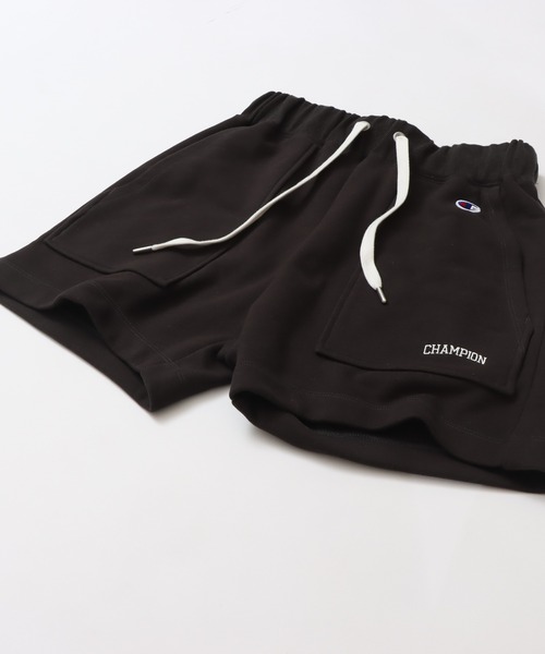 Champion(チャンピオン)の「【Champion/チャンピオン】レディース スウェットショーツ(スウェットパンツ・レディース・ダークグリーン/ヘザーグレー/ベージュ/チャコール・LARGE/MEDIUM)」の17枚目の写真