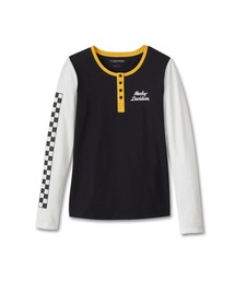 ハーレーダビッドソン　薔薇　長袖　ロンT a764220cb6dda3c60f8cf6cb917418