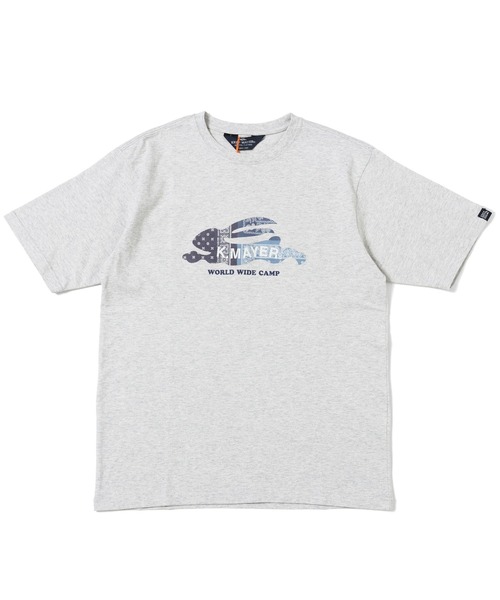 KRIFF MAYER(クリフメイヤー)の「フライングラビット柄ロゴ半袖T(Tシャツ/カットソー・メンズ・ブルー/グレー/レッド/チャコール/オフホワイト/グリーン・MEDIUM/X-LARGE/LARGE)」の3枚目の写真