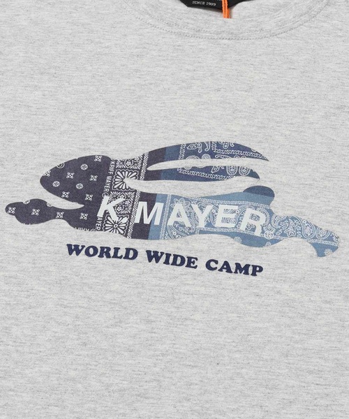 KRIFF MAYER(クリフメイヤー)の「フライングラビット柄ロゴ半袖T(Tシャツ/カットソー・メンズ・ブルー/グレー/レッド/チャコール/オフホワイト/グリーン・MEDIUM/X-LARGE/LARGE)」の13枚目の写真