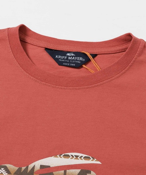KRIFF MAYER(クリフメイヤー)の「フライングラビット柄ロゴ半袖T(Tシャツ/カットソー・メンズ・ブルー/グレー/レッド/チャコール/オフホワイト/グリーン・MEDIUM/X-LARGE/LARGE)」の14枚目の写真