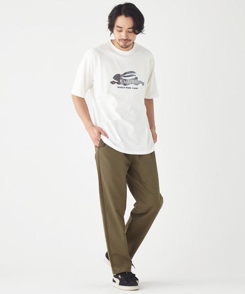 KRIFF MAYER(クリフメイヤー)の「フライングラビット柄ロゴ半袖T(Tシャツ/カットソー・メンズ・ブルー/グレー/レッド/チャコール/オフホワイト/グリーン・MEDIUM/X-LARGE/LARGE)」の19枚目の写真