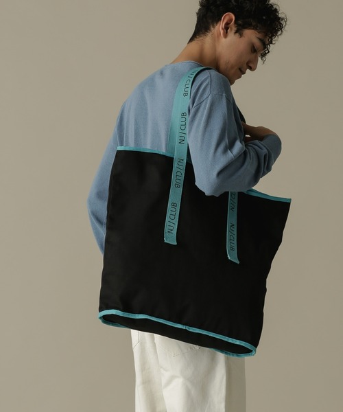 NANO universe（ナノユニバース）の「｢NJ/CLUB｣CARRYSTOCKKIT&BAG トートバッグ（トートバッグ・メンズ・キナリ/モカ/ブラック・FREE）」の16枚目の写真