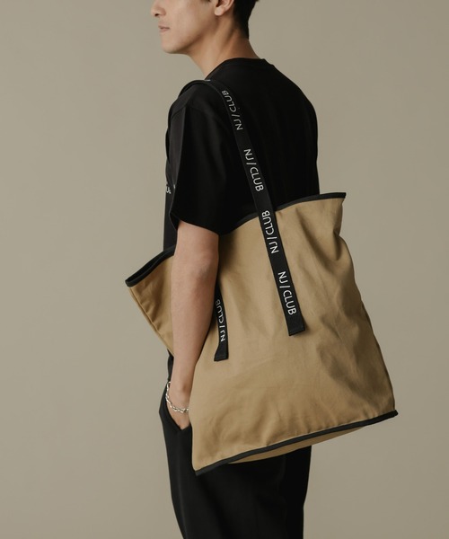 NANO universe（ナノユニバース）の「｢NJ/CLUB｣CARRYSTOCKKIT&BAG トートバッグ（トートバッグ・メンズ・キナリ/モカ/ブラック・FREE）」の21枚目の写真