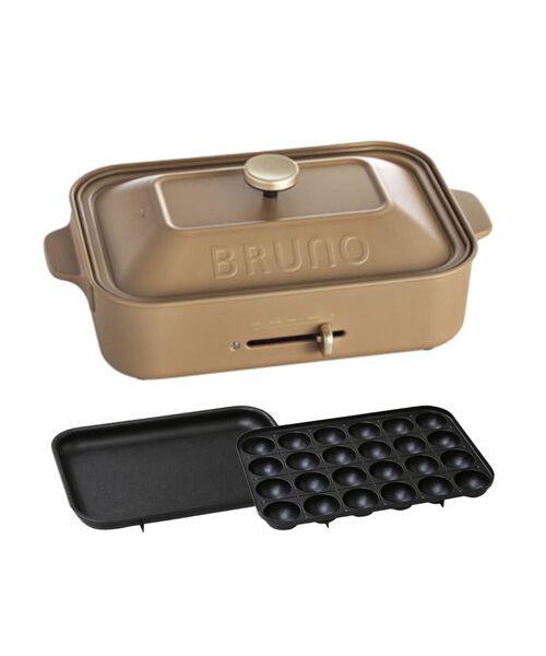 BRUNO(ブルーノ)の「コンパクトホットプレート(キッチン家電・レディース・グリーン/ベージュ系その他/イエロー/ライトグリーン/ライトピンク/グリーン系その他・フリ-)」の2枚目の写真