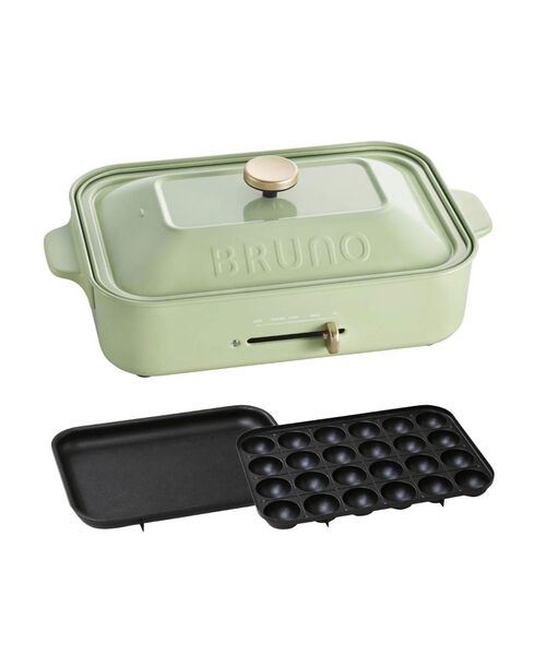 BRUNO(ブルーノ)の「コンパクトホットプレート(キッチン家電・レディース・グリーン/ベージュ系その他/イエロー/ライトグリーン/ライトピンク/グリーン系その他・フリ-)」の3枚目の写真