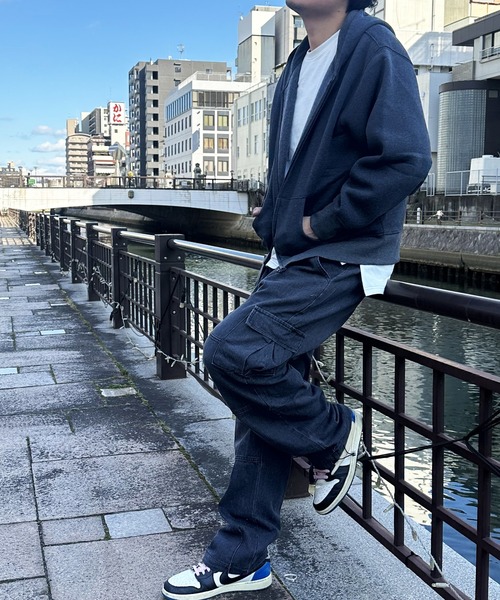 【新品】ROCHEM ヴィンテージ デニムカーゴパンツ ADRER CLEL 新品】ROCHEM ヴィンテージ デニムカーゴパンツ ADRER CLEL 新品