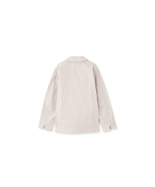 MHL.（エムエイチエル）の「WASHED COMPACT COTTON（テーラードジャケット・レディース・オフホワイト/チャコール・2/1）」の9枚目の写真