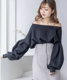 clear | マルチwayエンボスロゴ袖ボリュームスウェット≪2024SS新作≫(スウェット)