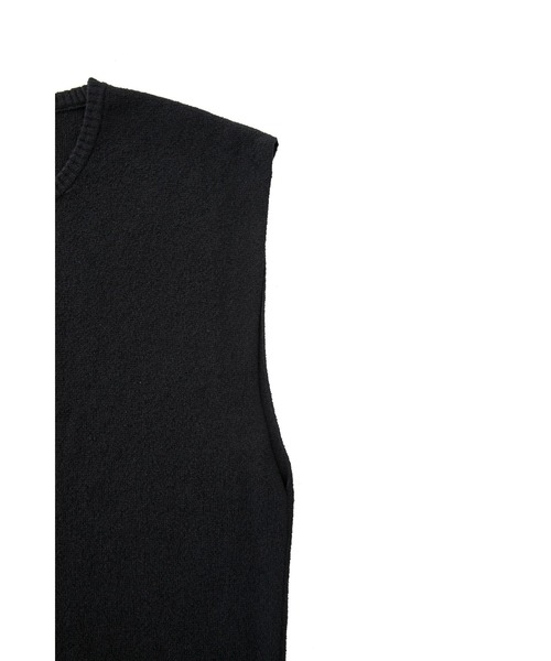 ENCIRCLE(エンサークル)の「【ENCIRCLE/エンサークル】Summer vest/サマーベスト(ニット/セーター・レディース・ホワイト/ブラック・FREE)」の4枚目の写真