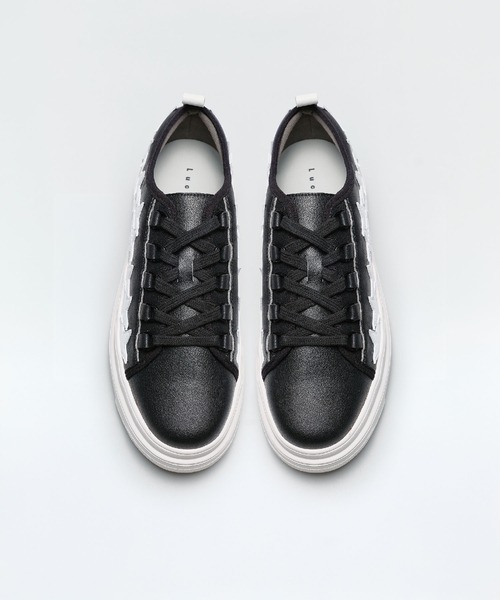 Lucida（ルシーダ）の「Stardust/デザイン厚底スニーカー（スニーカー・レディース・ベージュ/ブラック×ホワイト/ホワイト×ブラック/シルバー/ブラック系その他/ホワイト系その他/ベージュ×ブラック・35/36/37/38/39/40）」の10枚目の写真