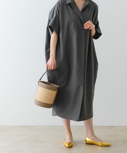 RODE SKO(ロデスコ)の「バケットショルダーバッグ(ショルダーバッグ・レディース・グレー系その他/ホワイト・ONE)」の10枚目の写真