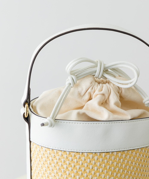 RODE SKO(ロデスコ)の「バケットショルダーバッグ(ショルダーバッグ・レディース・グレー系その他/ホワイト・ONE)」の17枚目の写真