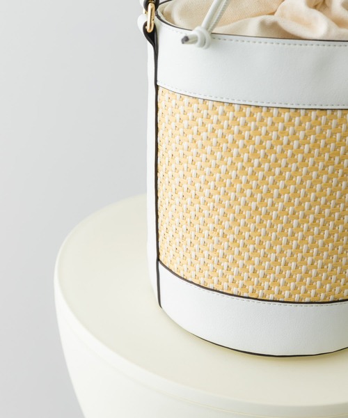 RODE SKO(ロデスコ)の「バケットショルダーバッグ(ショルダーバッグ・レディース・グレー系その他/ホワイト・ONE)」の19枚目の写真