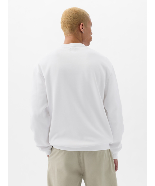GAP（ギャップ）の「GAPロゴ クルーネックスウェットシャツ(ユニセックス)（スウェット・メンズ・ホワイト/ブルー/ブラック/ベージュ/グリーン/グレー・S/XL/M/XS/L）」の11枚目の写真