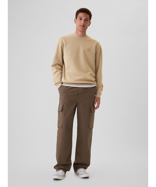 GAP（ギャップ）の「GAPロゴ クルーネックスウェットシャツ(ユニセックス)（スウェット・メンズ・ホワイト/ブルー/ブラック/ベージュ/グリーン/グレー・S/XL/M/XS/L）」の14枚目の写真