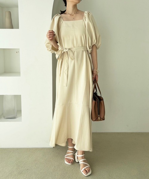 セール】ボリュームスリーブワンピース【ZOZO限定】（ワンピース