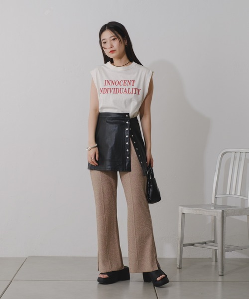 Kastane（カスタネ）の「【2024SSカタログ掲載】リンガーロゴタンク（タンクトップ・レディース・ホワイト系その他/ホワイト系その他3/ピンク/ホワイト系その他2・FREE）」の10枚目の写真