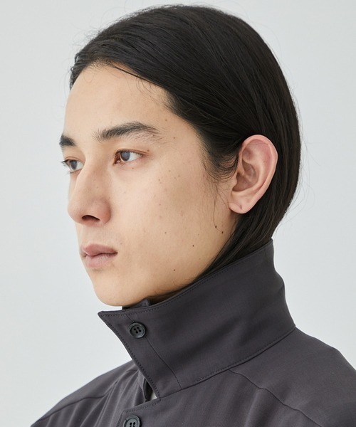 N.HOOLYWOOD（N.ハリウッド）の「STUDIOUS別注 098 SHIRTS BLOUSON（ブルゾン・メンズ・ブラック/ダークグレー・36/38）」の6枚目の写真