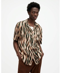 FIRED ABSTRACT PRINT RELAXED FIT SHIRT | FIRED ABSTRACT プリント リラックス フィット シャツ
