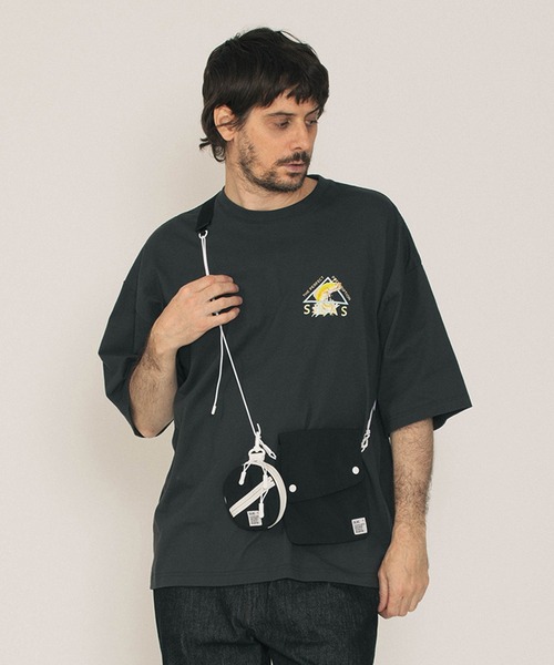 SILAS（サイラス）の「SHOULDER BAG（ショルダーバッグ・メンズ・ブラック/ベージュ/ネイビー・ONE SIZE）」の5枚目の写真