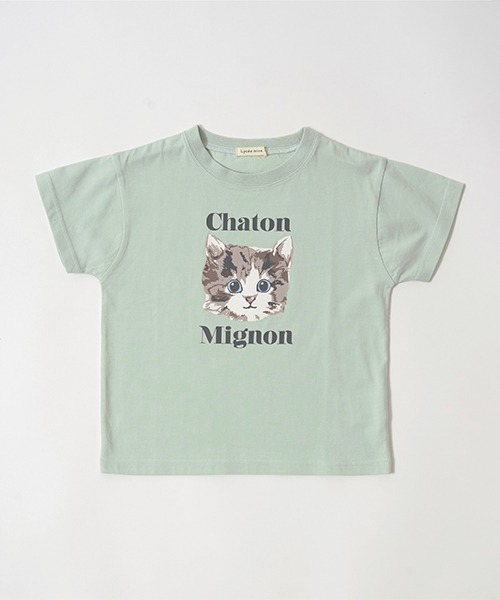 Lycee mine(リセマイン)の「【型崩れしないやわらかコットン】選べる8パターンオリジナルプリントTシャツ(Tシャツ/カットソー・キッズ・オフホワイト/トップグレー/ライトピンク/ライトベージュ/ライトブルー/ブラック/ミント/ラベンダー・100cm/110cm/120cm/140cm/150cm/130cm)」の13枚目の写真