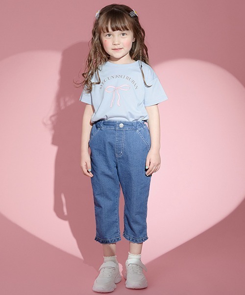 Lycee mine(リセマイン)の「【型崩れしないやわらかコットン】選べる8パターンオリジナルプリントTシャツ(Tシャツ/カットソー・キッズ・オフホワイト/トップグレー/ライトピンク/ライトベージュ/ライトブルー/ブラック/ミント/ラベンダー・100cm/110cm/120cm/140cm/150cm/130cm)」の17枚目の写真