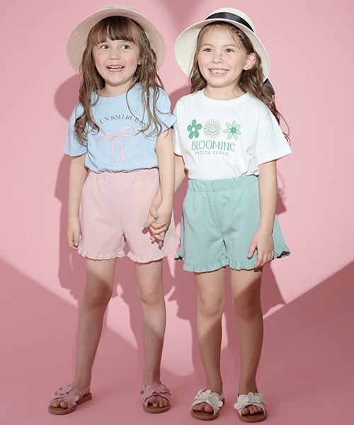 Lycee mine(リセマイン)の「【型崩れしないやわらかコットン】選べる8パターンオリジナルプリントTシャツ(Tシャツ/カットソー・キッズ・オフホワイト/トップグレー/ライトピンク/ライトベージュ/ライトブルー/ブラック/ミント/ラベンダー・100cm/110cm/120cm/140cm/150cm/130cm)」の9枚目の写真