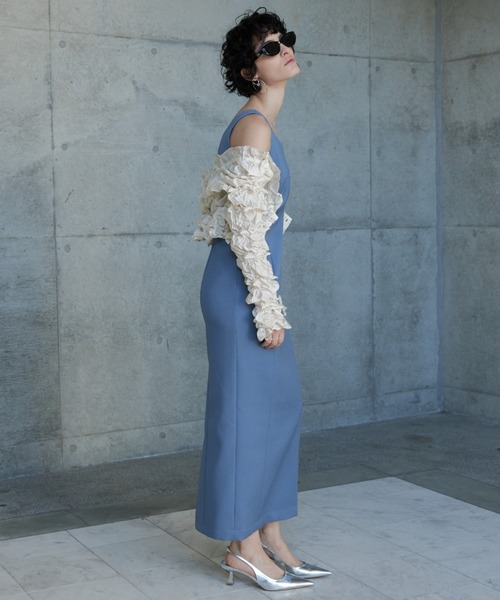 JOSE MOON（ジョゼムーン）の「CURVE NECK DRESS/カーブネック