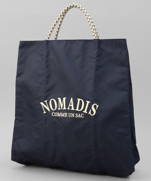 NOMADIS（ノマディス）の「NOMADIS/ノマディス SAC2 / ロゴトートバッグ（トートバッグ・レディース・ピンク/ネイビー・ONE SIZE）」の2枚目の写真