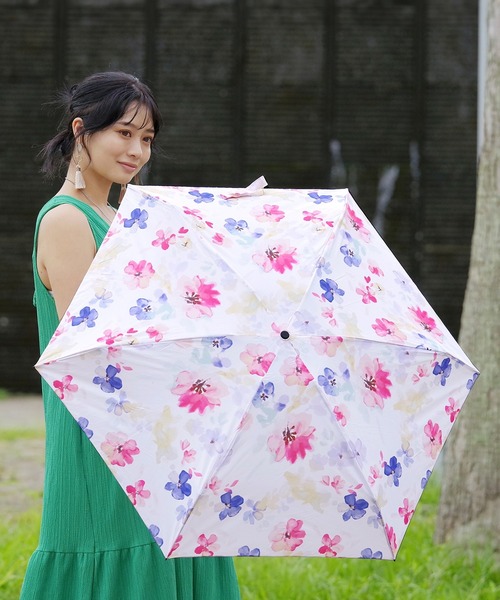 セール】傘 折りたたみ傘 晴雨兼用 レディース 花柄（折りたたみ