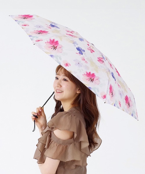 セール】傘 折りたたみ傘 晴雨兼用 レディース 花柄（折りたたみ傘