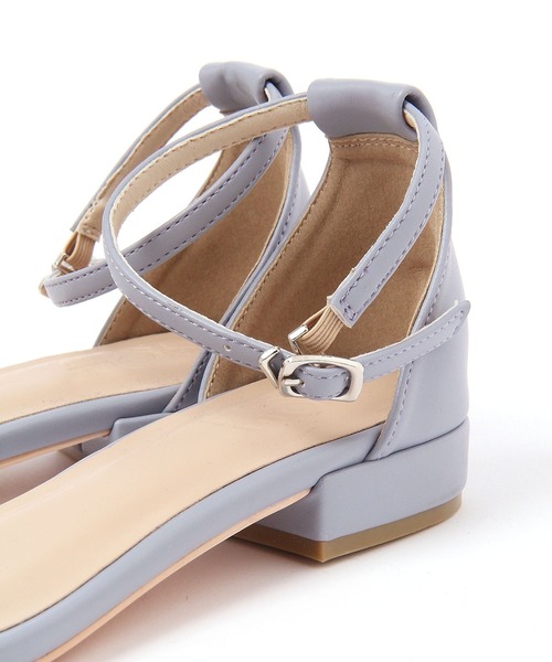 LAKOLE(ラコレ)の「細ストラップサンダル / 113993(サンダル・レディース・シルバー/ライトブルー/ブラック・LARGE/MEDIUM)」の6枚目の写真