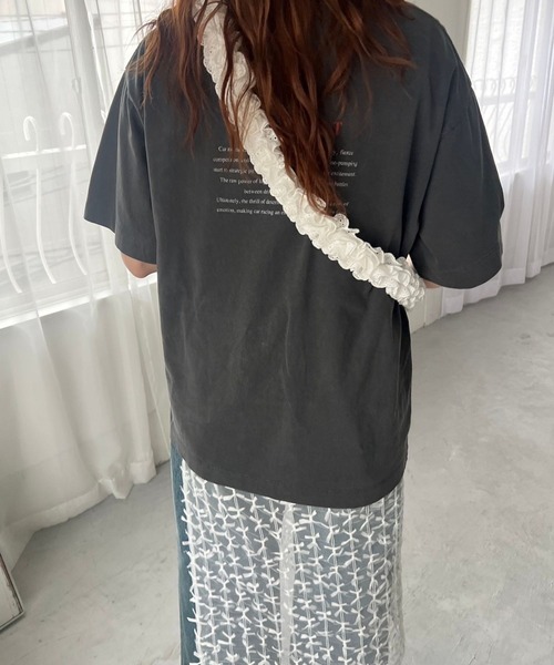 Me%（ミィパーセント）の「【ストラップシート付き】コットンレースモバイルショルダーストラップ 121082（スマホグッズ・レディース・ブラック/ホワイト・FREE）」の16枚目の写真