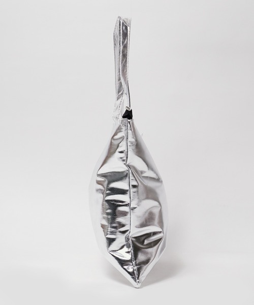Theater code(シアターコード)の「▲metallic tote bag / メタリック トートバッグ シルバー(トートバッグ・メンズ・シルバー・FREE)」の9枚目の写真