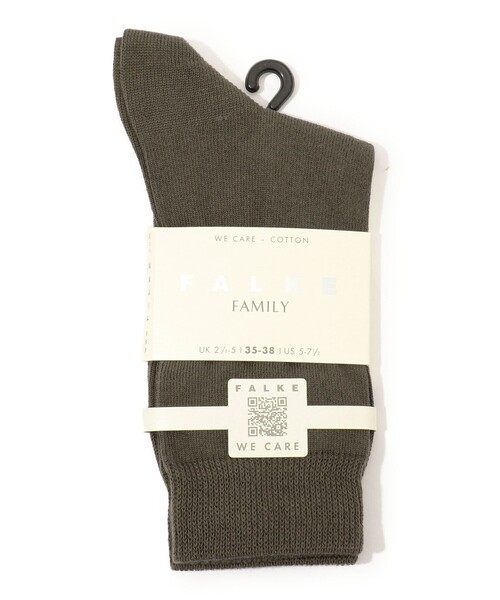 FALKE（ファルケ）の「■■■FALKE FAMILY コットンナイロンソックス（ソックス/靴下・レディース・ホワイト/ライトグレー/ピンク/グリーン/ブラック/カーキ/チャコールグレー・FREE）」の5枚目の写真