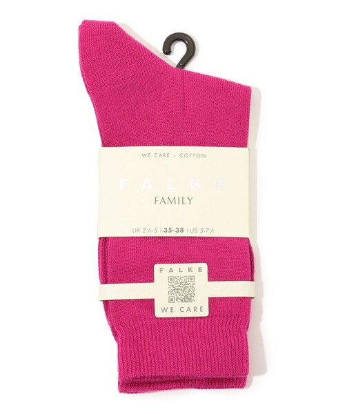 FALKE（ファルケ）の「■■■FALKE FAMILY コットンナイロンソックス（ソックス/靴下・レディース・ホワイト/ライトグレー/ピンク/グリーン/ブラック/カーキ/チャコールグレー・FREE）」の7枚目の写真