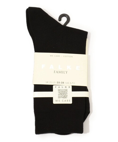 FALKE（ファルケ）の「■■■FALKE FAMILY コットンナイロンソックス（ソックス/靴下・レディース・ホワイト/ライトグレー/ピンク/グリーン/ブラック/カーキ/チャコールグレー・FREE）」の3枚目の写真
