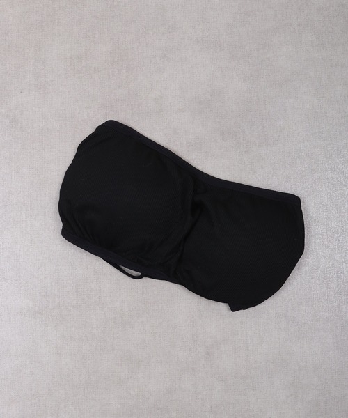lit.Cy(リットシー)の「カップ付きチューブトップ ベアトップ ブラジャー(チューブトップ・レディース・ブラック/オフホワイト/ピンク・FREE)」の4枚目の写真