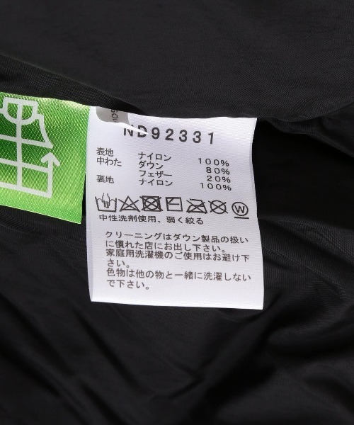 THE NORTH FACE（ザノースフェイス）の「THE NORTH FACE/ザ・ノース・フェイス  Nuptse Hoodie ヌプシフーディー ND92331  2024年秋冬入荷モデル（ダウンジャケット/コート・メンズ・ブラック・S/M/L/XL）」の3枚目の写真