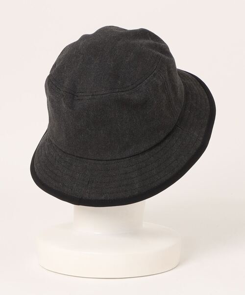 salle de bal（サルデバル）の「POLAR BEAR BANK / ポーラーベアバンク コットンベアタレ付きバケットハット PBB 032 MMI（ハット・レディース・ベージュ/ブラック/アイボリー/グレー・FREE）」の5枚目の写真