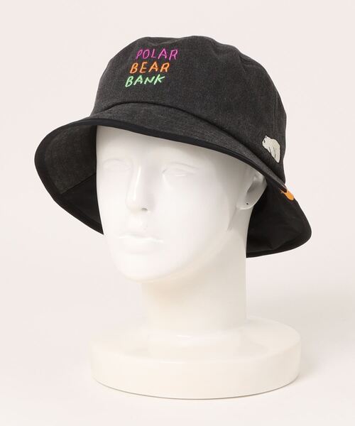 salle de bal（サルデバル）の「POLAR BEAR BANK / ポーラーベアバンク コットンベアタレ付きバケットハット PBB 032 MMI（ハット・レディース・ベージュ/ブラック/アイボリー/グレー・FREE）」の13枚目の写真