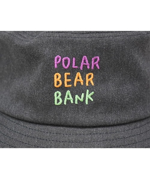 salle de bal（サルデバル）の「POLAR BEAR BANK / ポーラーベアバンク コットンベアタレ付きバケットハット PBB 032 MMI（ハット・レディース・ベージュ/ブラック/アイボリー/グレー・FREE）」の6枚目の写真