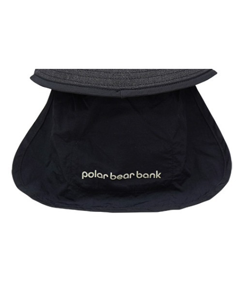 salle de bal（サルデバル）の「POLAR BEAR BANK / ポーラーベアバンク コットンベアタレ付きバケットハット PBB 032 MMI（ハット・レディース・ベージュ/ブラック/アイボリー/グレー・FREE）」の15枚目の写真