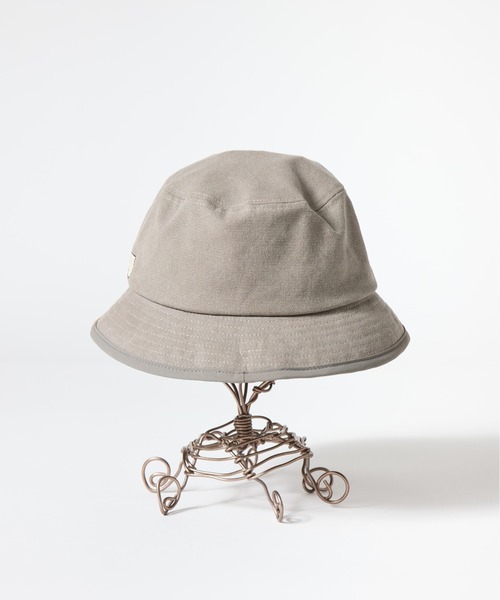 salle de bal（サルデバル）の「POLAR BEAR BANK / ポーラーベアバンク コットンベアタレ付きバケットハット PBB 032 MMI（ハット・レディース・ベージュ/ブラック/アイボリー/グレー・FREE）」の21枚目の写真