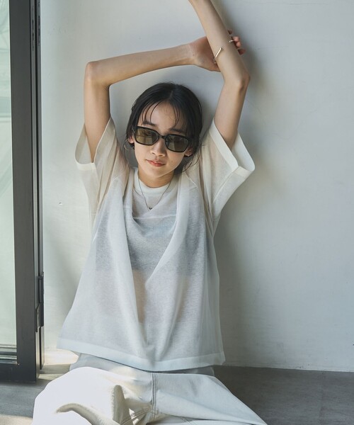 coen（コーエン）の「ダブルストラップカップ付きニットブラトップ（キャミソール・レディース・ブラック/ベージュ・FREE）」の10枚目の写真