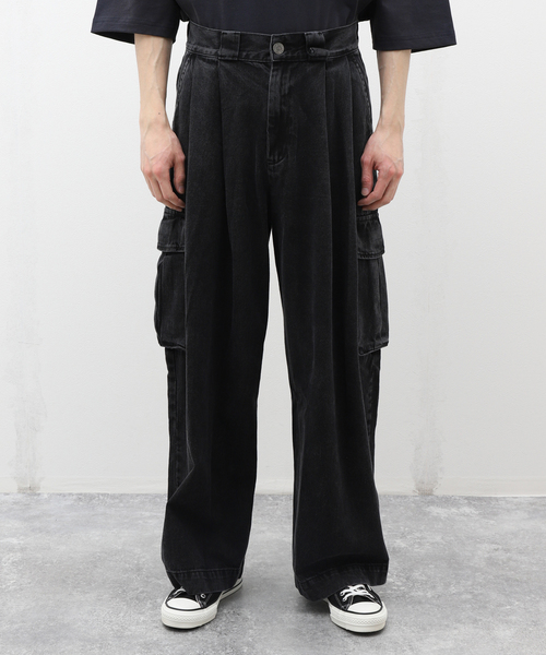 セール】WILLY CHAVARRIA DENIM CARGO POCKET BSP505-B（デニム