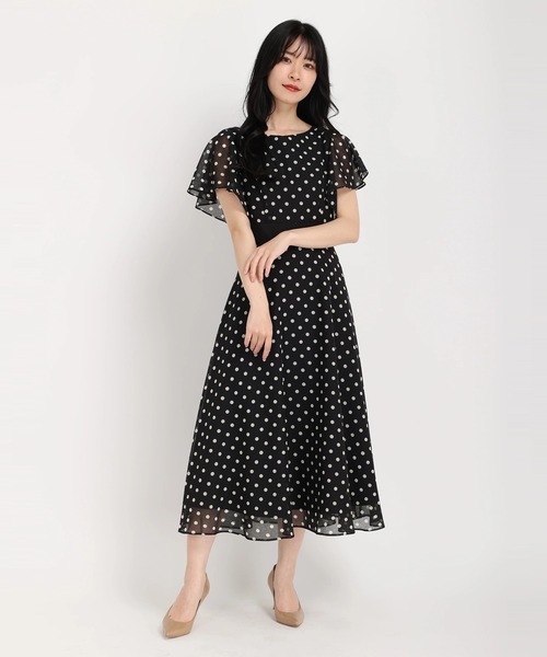 STRAWBERRY-FIELDS（ストロベリーフィールズ）の「ミスティドットⅡ（ワンピース・レディース・ブラック系その他・2）」の9枚目の写真
