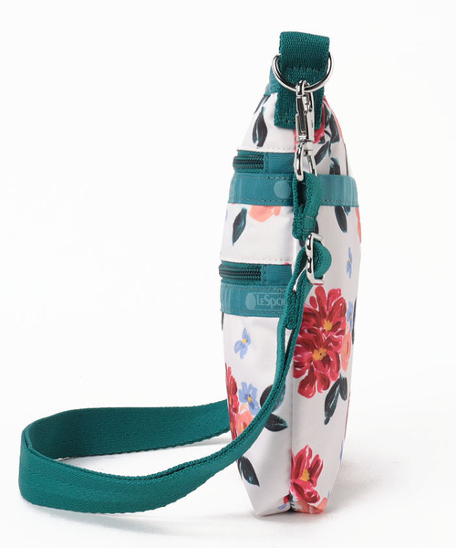 3 ZIP CROSSBODY ペインタリーフローラル