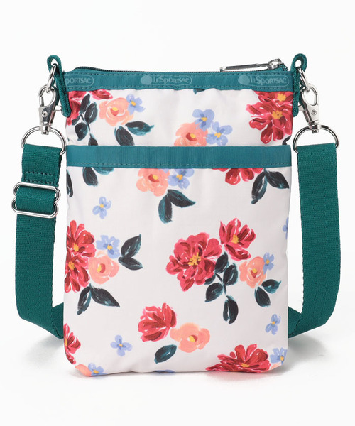 3 ZIP CROSSBODY ペインタリーフローラル